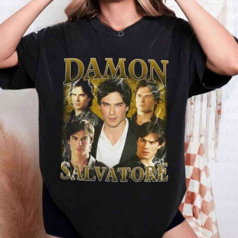 Retro Damon Salvatore Shirt (The Vampire Diaries)